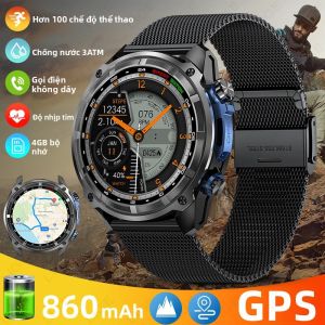 Đồng Hồ Thông Minh Thể Thao Ngoài Trời LIGE 860mAh Màn Hình AMOLED Hỗ Trợ GPS Gọi Bluetooth Chống Nước 3ATM Thiết Bị Theo Dõi Thể Dục Dành Cho Nam