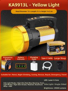 High-power Brightness Outdoor Durable Handheld Flashlight