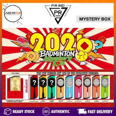P.R IND BADMINTON MYSTERY BOX GOLDEN RACKET BLIND BOX HARIMAU 3.0 100%ORIGINAL PURUI / PRIND