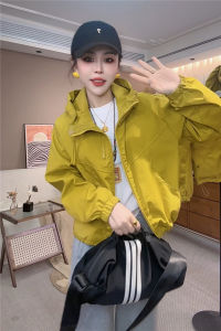 SHIMO | Short-Sleeved Hooded Jacket for Women Spring 2025 New Style Loose Fit