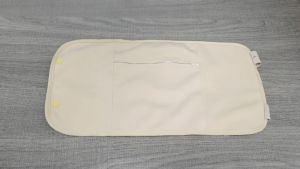 Salorie Castor Oil Pack Wrap for Waist & Neck & Chest - Reusable Organic Castor Oil Pack Kit With Storage Bag Adjustable Elastic Strap Bamboo Fabric Machine Washable Anti Castor Oil Leak (Oil Not Included)