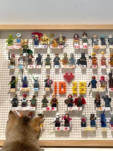 Wedding Sign-In Mini Figure DIY Handmade Assembly Graduation Day Signature Wall Picture Frame Storage Building Blocks Toy