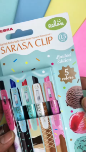 SARASA Clip 0.5mm Ice Cream Color Gel Pen - Pulpen SATUAN Limited Edition