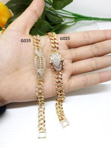 Gelang Rantai Xuping Gold dilapisi emas 18k