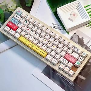 Chủ Đề SMRT Singapore 152 Phím Cherry Profile Dye-Sub PBT Keycaps Dành Cho Bàn Phím Cơ MX Mũ Phím Dễ Thương Tương Thích Với Bố Cục 64/87/96/104