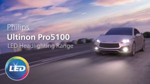 Philips Ultinon Pro5000 / Pro5100 LED Headlight ( H1 H3 H4 H7 H11 HB3 HB4 HIR2 Fog H8 / H11 / H16 | +160% More Light | Pack of 2 LEDs )