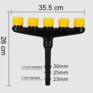 Nozzle semprotan air 5 lubang water mist sprinkler