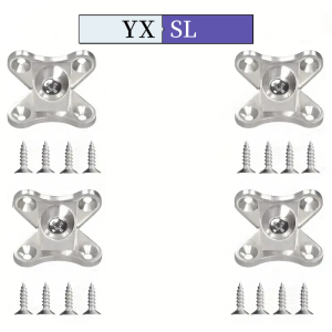 10/20/30/50 pcs zinc alloy butterfly corner bracket plank corner connector removable corner bracket with screws
