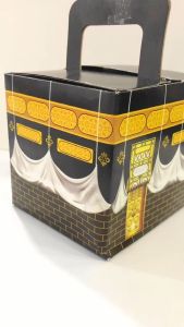 Kardus Eksklusif Kabah untuk Paket Haji/Umroh / Warna Hitam Emas / oleh oleh haji shabani store