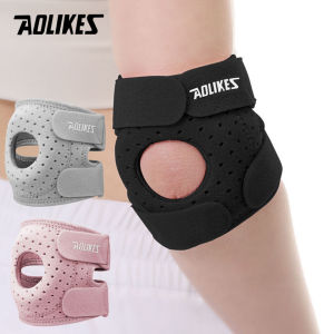 AOLIKES 1PCS Elbow Brace SupportBreathable Elbow Compression Sleeve with Silicone Pad for GolfersTennis Baketball Elbow
