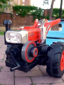 Children Toy รถแบตเตอรี่ รถไฟฟ้า รถไถนา รถแบต มีเสียง มีไฟ สำหรับเด็ก No.3868