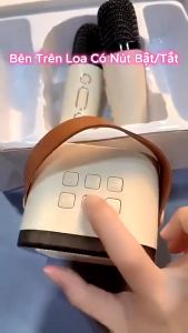 Bộ Loa Bluetooth Tặng Kèm 2 Mic Không Dây Mini Hát Karaoke Tại Nhà  Âm Thanh Hay  Dễ Sử Dụng  Nhỏ Gọi Tiện Lợi