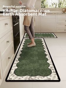 HOUGOUXIANG | Slip Resistant Oil Proof Easy Clean Water Absorbent Kitchen Mat