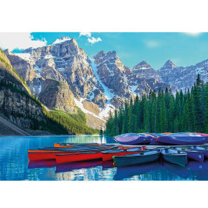 1000 Pieces Moraine Lake Jigsaw Puzzles for Adults Home Decor Games Family Fun Floor Puzzles Educational Toys
