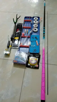 Combo Cần câu tay VIX HUA 5H Tặng kèm ngọn