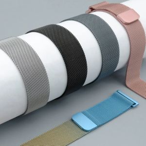 สีน้ำหรือเปล่า: สายรัดลูปแม่เหล็กวงเหล็กสแตนเลสห่วงโลหะหรูหราสำหรับ Huawei FIT 2 Strap SmartWatch สำหรับนาฬิกา Huawei พอดีสำหรับผู้ชายและผู้หญิง