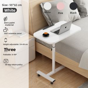 AILEFANTE | Foldable Height Adjustable Bedside Table