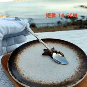 Creative Coffee Spoon 18-10 Stainless Steel Long Handle Stirring Spoon Beautiful Branch Design Ice Spoon Tea Spoon