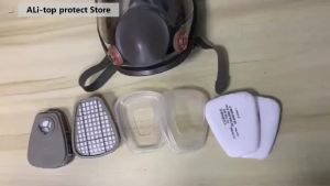 Bộ Lọc Bông 5N11 Dành Cho Hộp Đựng Mặt Nạ Phòng Độc 3M 6200/7502/6800 Hộp Đựng Mặt Nạ Phòng Độc 6001/6002/6004 Để Phun Sơn Hóa Chất