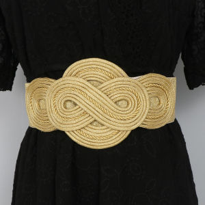 New Arrival Elastic Band Girdle Minimalist Easiest for Match Decorative Skirt Shirt Ethnic Style Girdle Wide Belt Belt for Women
