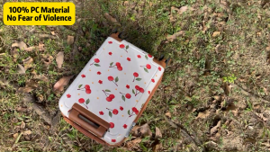 SEA CHOICE 4 Pcs Kids Luggage Set(1 Cabin Suitcase 1 Canvas Backpack 1 Canvas Lunch Bag 1 Pen Pouch)19 Inch Carry-on Luggage with TSA Lock Children Rolling Luggage for Girls Boys Suitcase with Spinner Wheels Polycarbonate Material Hardshell Lightweight