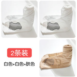 ถุงเท้าเต้นรำสำหรับเด็กผู้หญิง ถุงเท้าเต้นรำฤดูใบไม้ผลิและฤดูใบไม้ร่วง ถุงเท้าเต้นรำกันลื่น สีขาว ถุงเท้าเด็กผู้หญิง