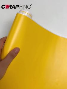 Motorcycle Stickers Automotive Vinyl Wrap Car Waterproof Body Covering Air Bubble Free Yellow Scratch-resistant Decor PVC Film