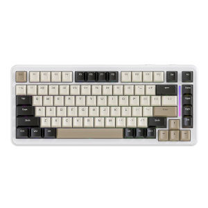 ATTACK SHARK M86-Wireless Mechanical Keyboard | Tri-Mode Hot-Swap 82-Key Compact 4000mAh Battery & RGB Lighting Gaming Ready