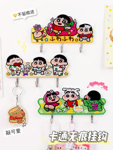 Three Row Sticky Hooks for Dormitory Door Cabinet Bathroom Storage Adhesive Hooks No Nail Drilling Needed Universal Organizer