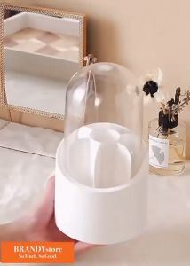 Rak Kosmetik Make Up Plastik Putar 360 Derajat