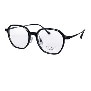 Shinu | SHINU Round Frame Titanium Glasses for Ladies Glasses Frame Fashion Eye Glasses for Women Y2k Eyeglasses