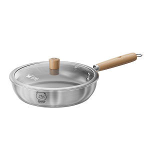 Suncha | 316L Stainless Steel Non-Coated Induction Compatible Frying Pan