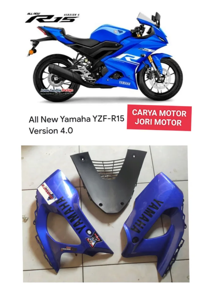 UNDERCOWL YAMAHA R15 V4 plus V SAMBUNGAN UNDERCOWL FAIRING