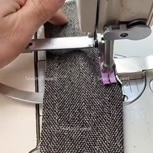 Alat Bantu Buka Kain Rapi & Jahit Kerah Mesin High Speed