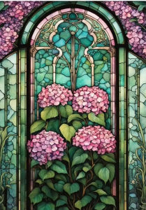 KAYOU | Fruits & Flowers Stained Glass Art Round Diamond Painting Mosaic Cross Stitch Kit Landscape Picture Home Wall Decoration Gift
