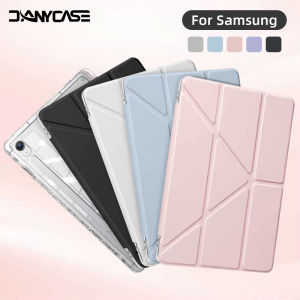 DANYCASE | For Samsung Galaxy Tab S6 lite S11 Case For S9/S9FE/S10FE/S10Lite 11in S9+ Tab A11/A9+ 11in S9FE+ Magnetic Transparent Y-type