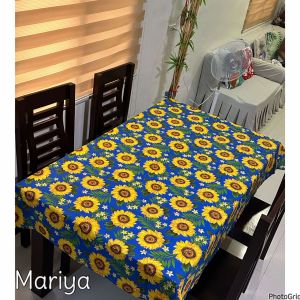 SunFlower Design 4/6/8 Seater Washable TableCloth