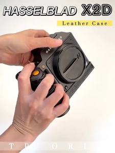 High quality handmade genuine leather half case Bag Body  case for Hasselblad x2d x100c camera body