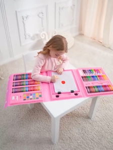 208Pcs Kids Super Mega Art Coloring Set Crayons Oil Pastels Color Pencils For Drawing Painting set for kid