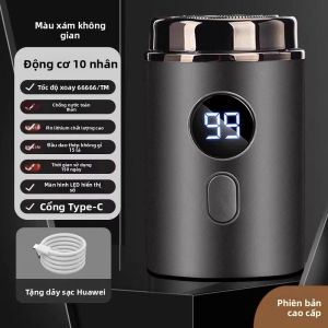 MONLEYTA | Máy tỉa râu điện tử chính hãng của Đức dành cho nam 2025 mẫu mới mini di động nhỏ như pháo máy cắt râu bằng thép hợp kim