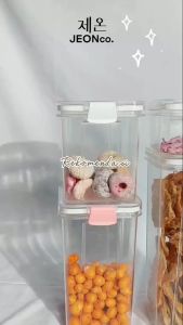 CANA TOPLES AKRILIK TRANSPARANT KEDAP UDARA ANTI TUMPAH WADAH LEBARAN TEMPAT KUE KERING TUPPERWARE