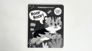 Roar Roar Sensory (High Contrast) Board Book For Babies & Toddlers To Learn