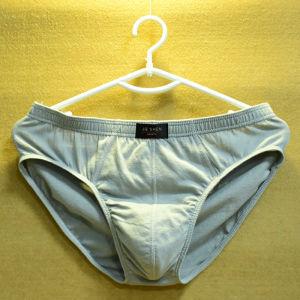 ผู้ชาย ระบายอากาศได้ดี ผ้าฝ้าย ชุดชั้นใน สไตล์สปอร์ต เอวกลาง กางเกงใน สามเหลี่ยมขากว้างดูดซับเหงื่อสบาย กางเกงขาสั้น