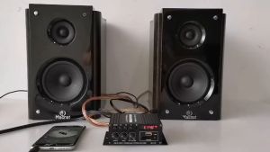 800W AK380/AK370/AK170 40W*2 2 Channel Bluetooth HiFi Power Amplifier Home Car Audio Class D Remote Control FM Radio AUX USB/SD