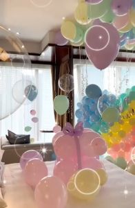 Macaron Latex Balloon 10 Inch FREE Balloon Pump 10pcs Wedding Room Birthday Party Scene Decoration Sweet Romantic Belon