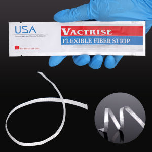 แผ่นใยแก้วสำหรับงานทันตกรรม 1 ชิ้น แผ่นใยแก้วยืดหยุ่นสำหรับงานคอมโพสิต แผ่นเรซินสำหรับบูรณะฟัน วัสดุสำหรับงานทันตกรรมจัดฟัน