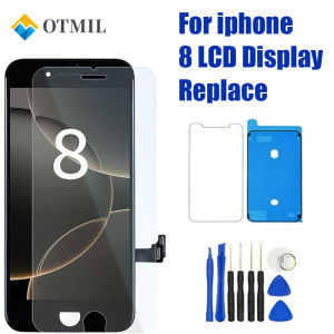 LCD Display Replacement Screen for iPhone 8 Black White 4.7 Inches 3D Touch Digitizer Assembly with Repair Kit Glass Protector