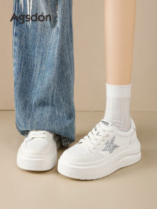 Agsdon | Summer New Thick Heel Increased Popular Minority Sport Casual Shoes