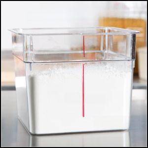 Cambro Square Food Storage Container Kitchen Grain Storage Bucket Sealed Rectangular Pantry Organizer Nordic Style Bin