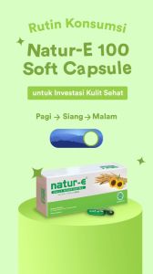 NATUR-E Suplemen Skin Start Natural 100 IU 32s || Suplemen Kesehatan || White Brigtening || Suplemen Makanan || Suplemen Vitamin Kulit Original Natur-E BPOM